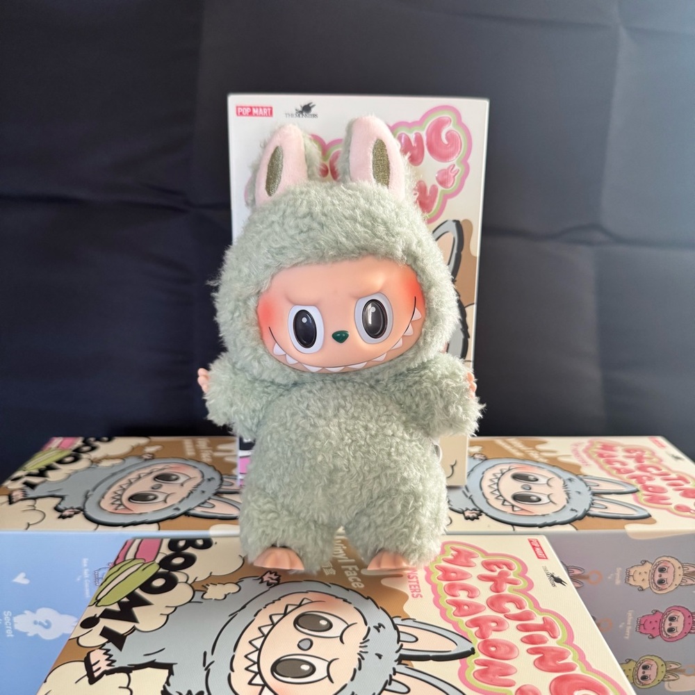 Authentic POP MART LABUBU - EXCITING MACAROON - GREEN GRAPE